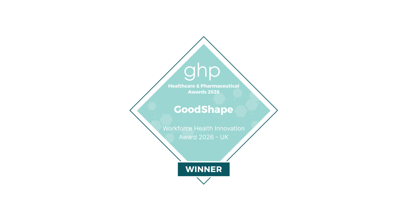 GoodShape wins Workforce Health Innovation Award
